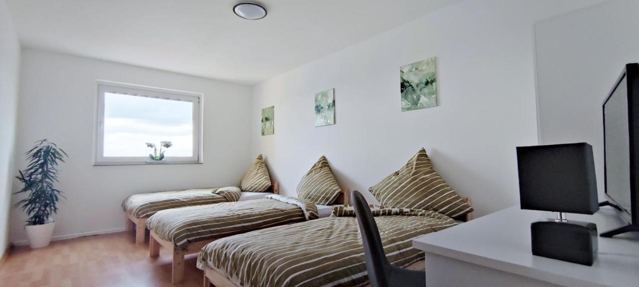 Apartamento Skyline-Aussicht Und Fantastische Sonnenuntergaenge Langen  Exterior foto